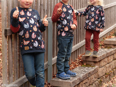 Baumwolljersey Chicken by Hip Som Hap