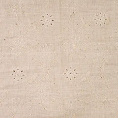 Viskose Leinen Glamour Flower