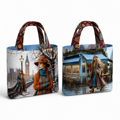 Canvas Taschenpanel Wendetasche by Stenzo - Winter Woman