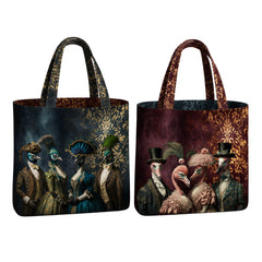Canvas Taschenpanel Wendetasche by Stenzo - Royal Birds