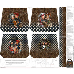 Canvas Taschenpanel Wendetasche by Stenzo - Beauty Salon