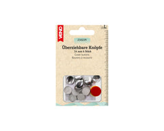 6 überziehbare Knöpfe mit Werkzeug VENO - 14 mm - 210229